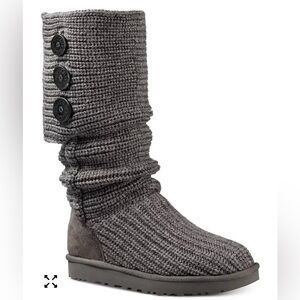 EUC - Ugg “Classic Cardy” boots in Gray - 8